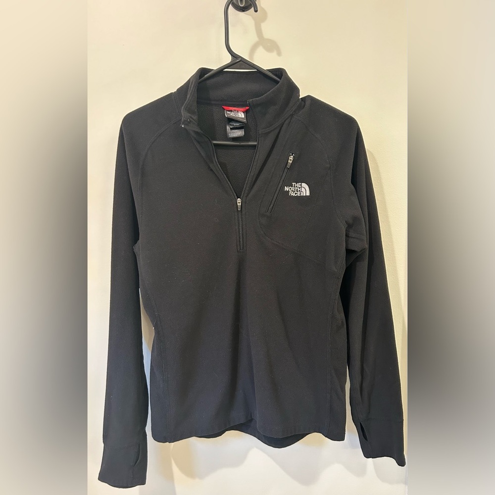 North face fleece, black, size small